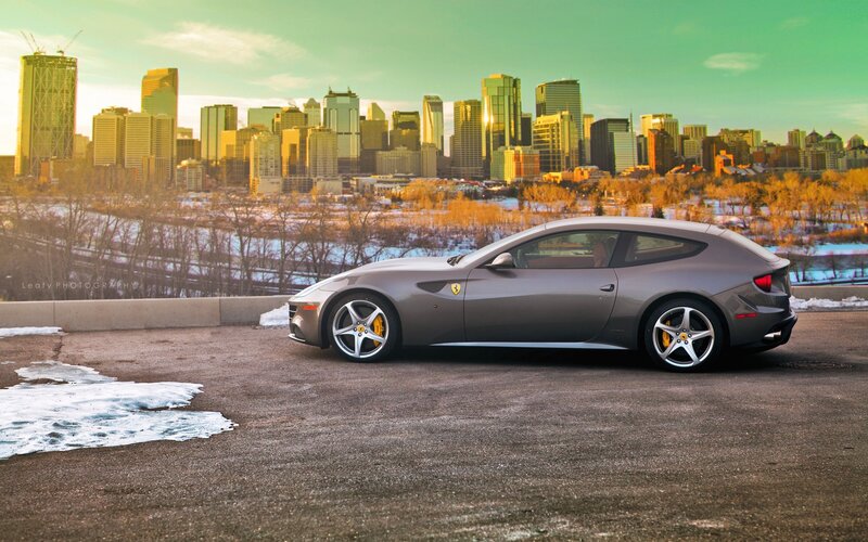 Gray Ferrari Ff — Serene