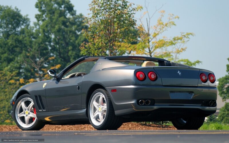 Gray Ferrari Spider car