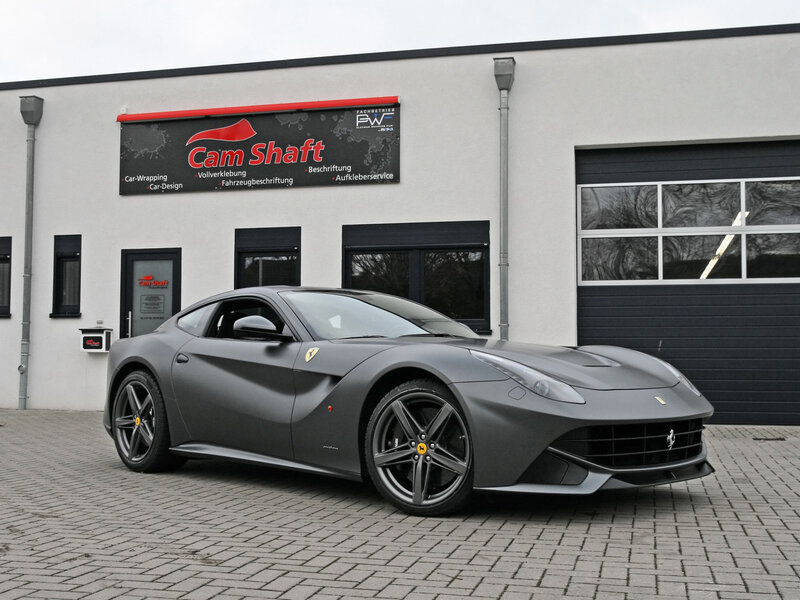 Gray Ferrari Sports Car — Neutral