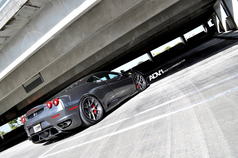 Gray Ferrari under Bridge
