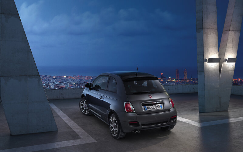 Gray Fiat Car — Dramatic
