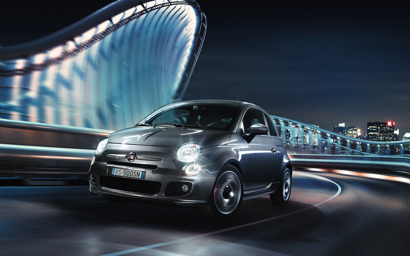 Gray Fiat Car