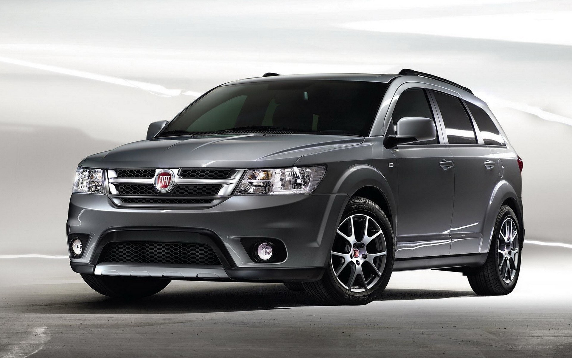 Gray Fiat Freemont SUV