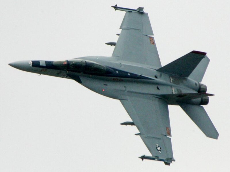 Gray Fighter Jet in Flight — Neutral, Photograph