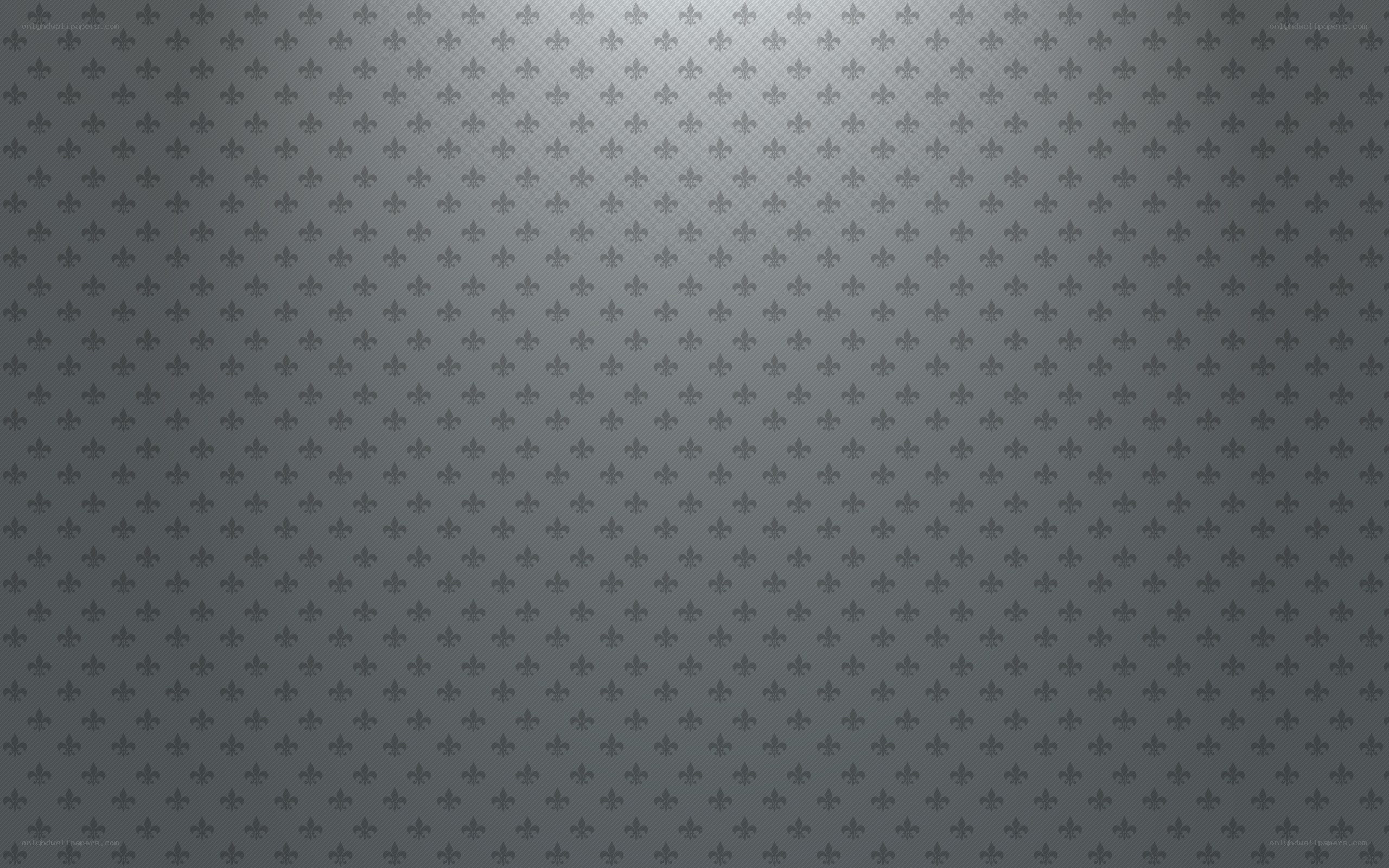 gray fleur-de-lis pattern