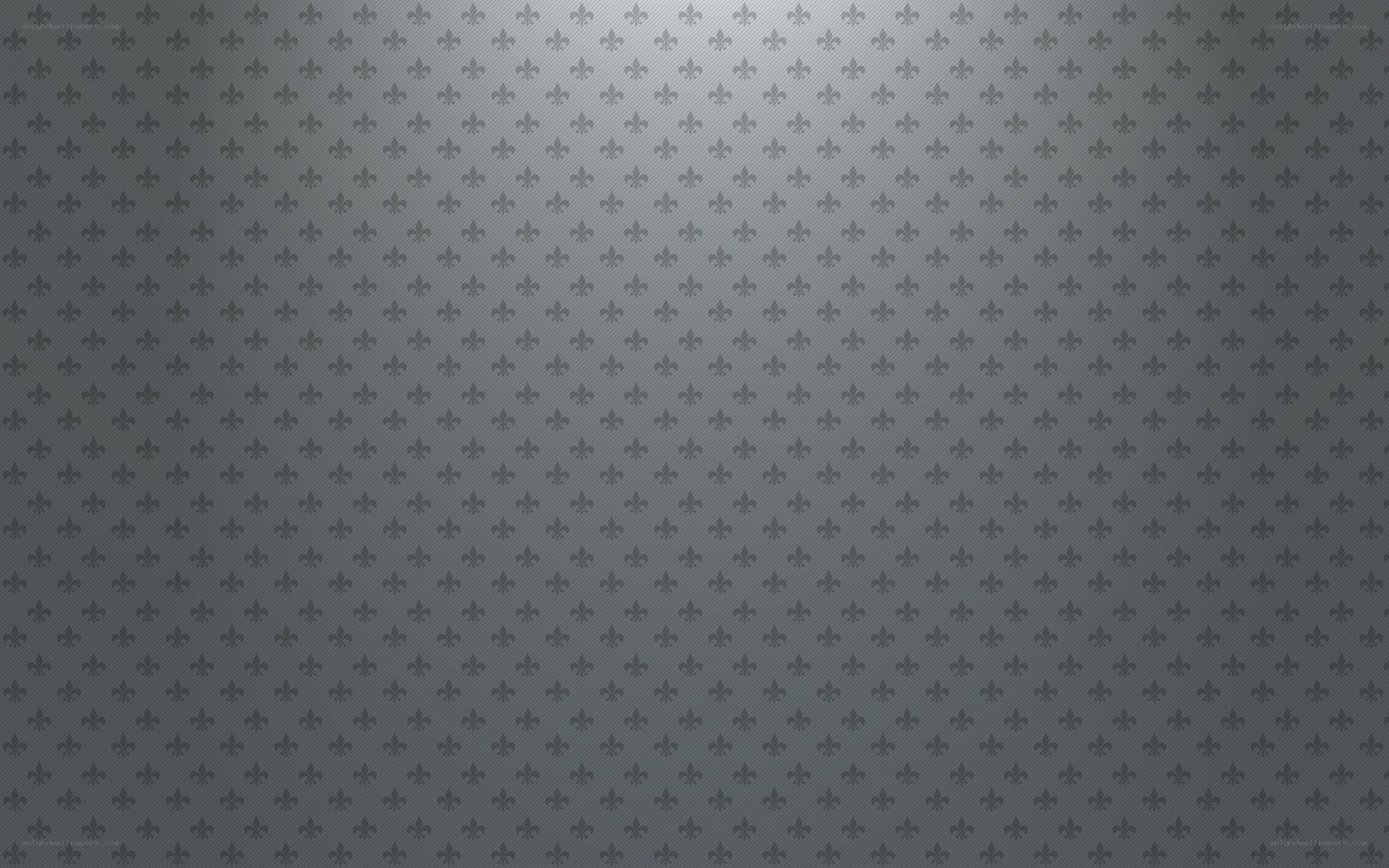 gray fleur-de-lis pattern