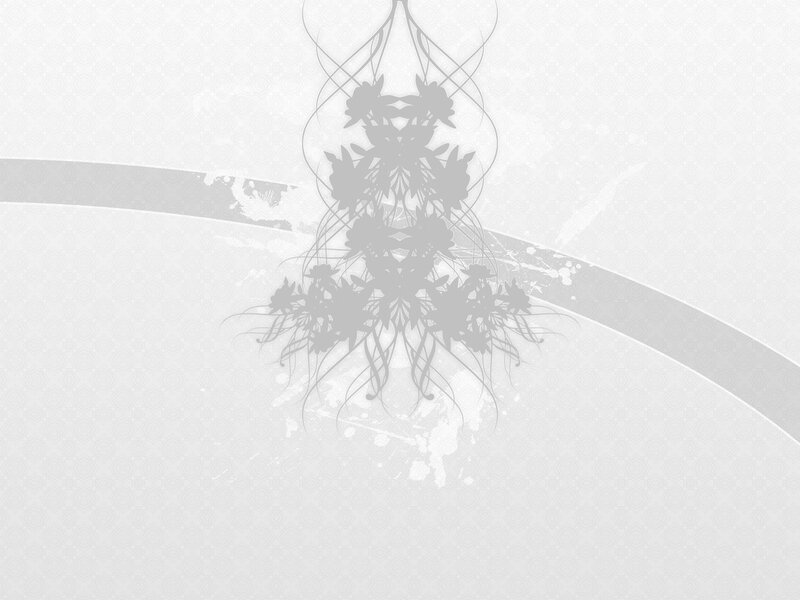 Gray Floral Silhouette