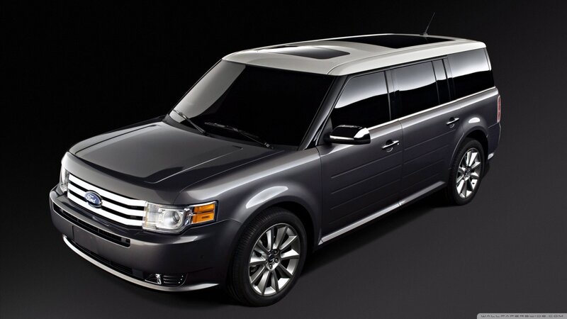 Gray Ford Flex Suv
