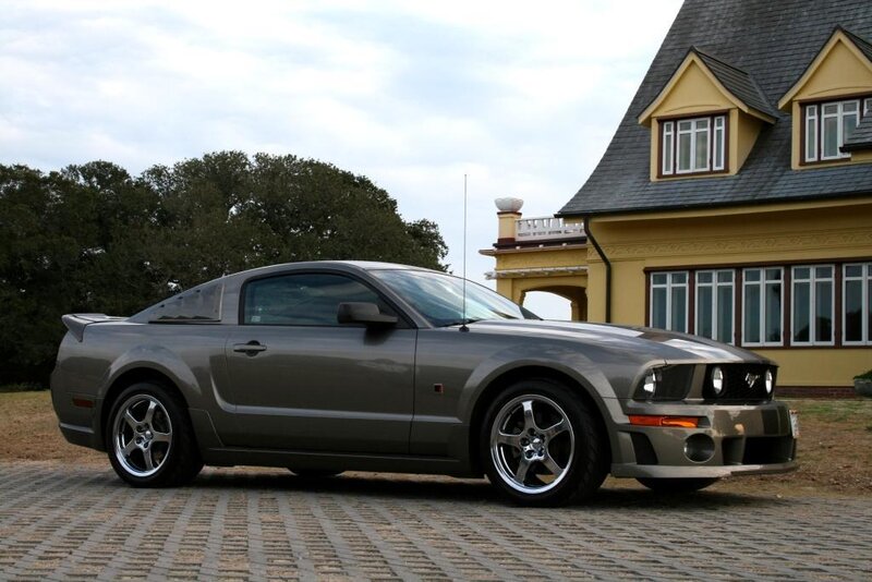 Gray Ford Mustang GT
