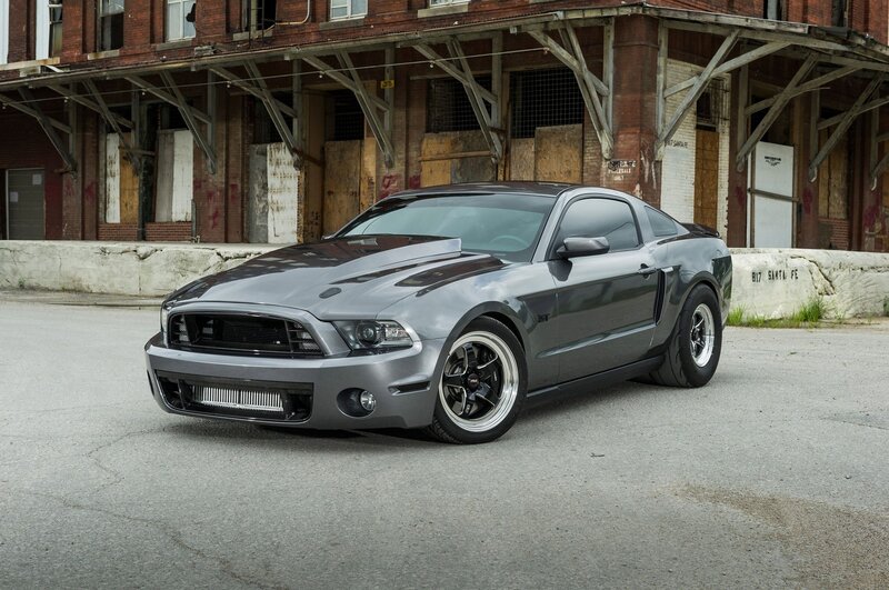 Gray Ford Mustang — Industrial