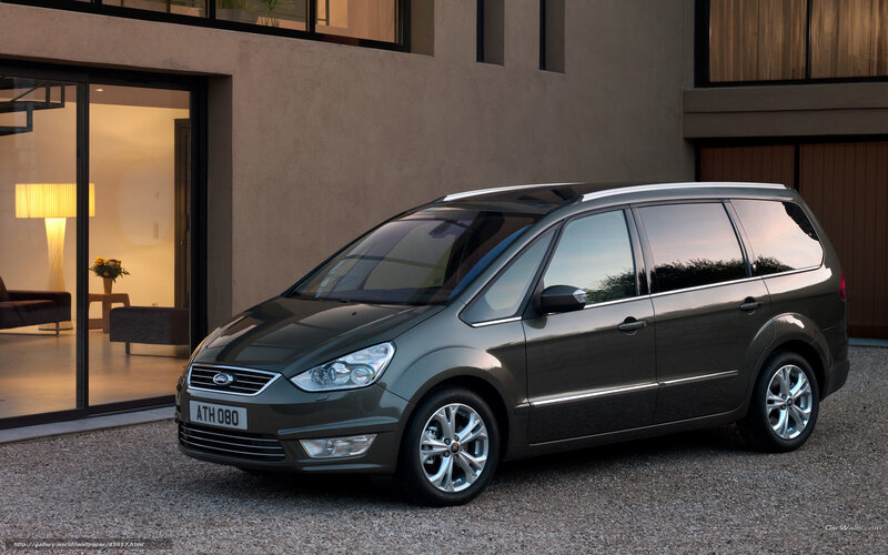 Gray Ford S-Max parked outside