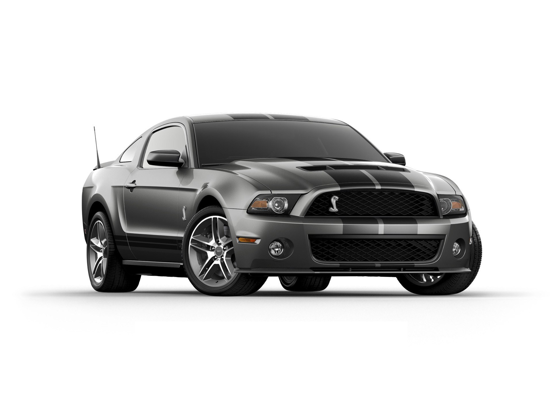 gray ford shelby mustang
