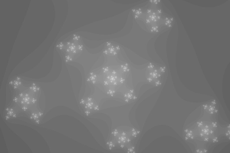 gray fractal patterns
