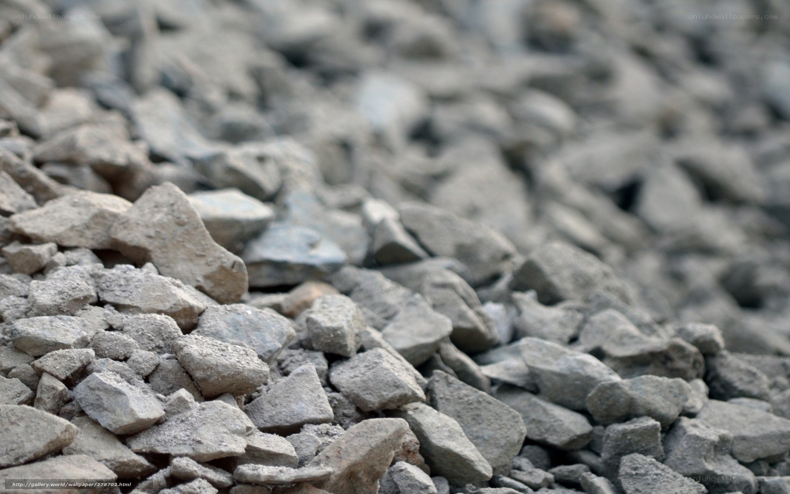 gray gravel pile