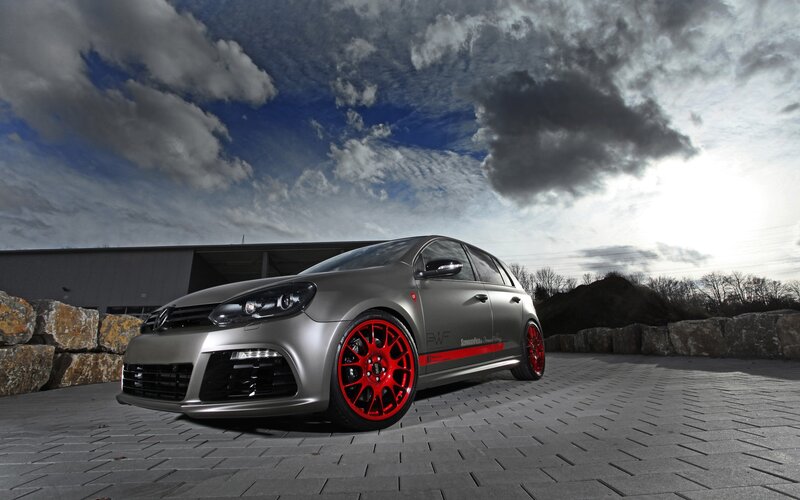 Gray Hatchback Car — Dramatic, Afternoon, Photograph