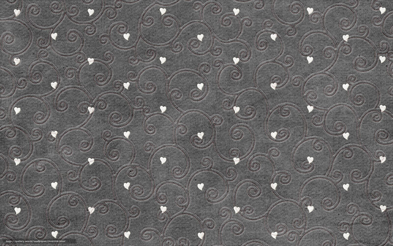 gray heart swirl pattern
