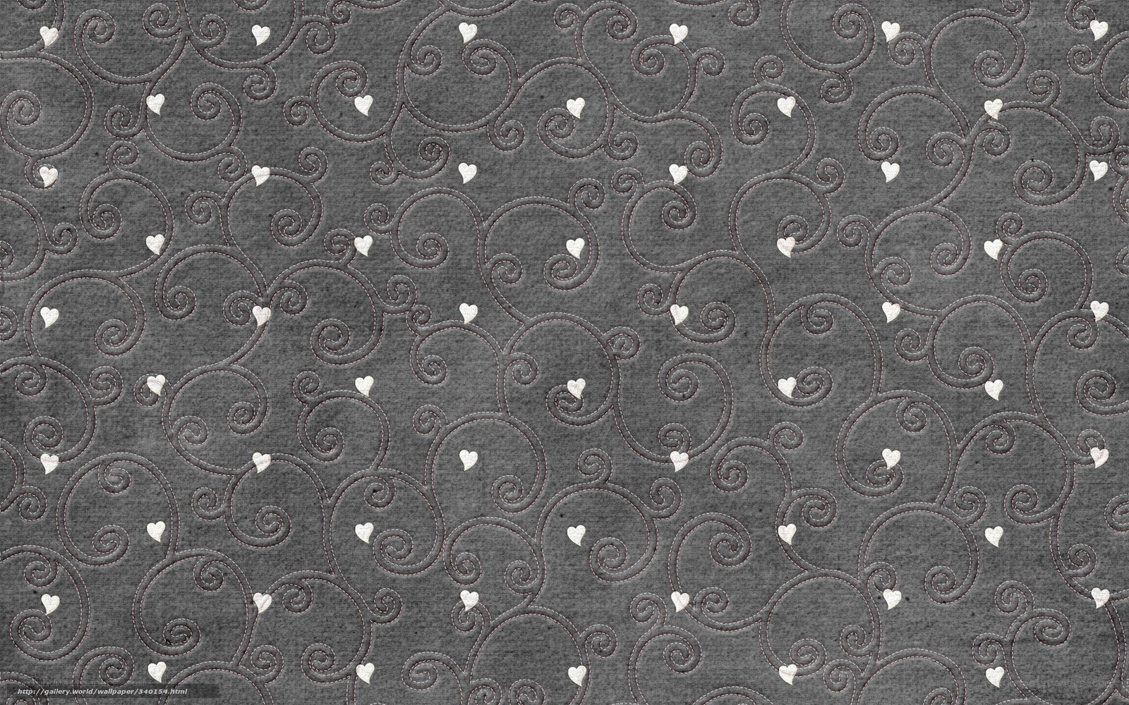 gray heart swirl pattern