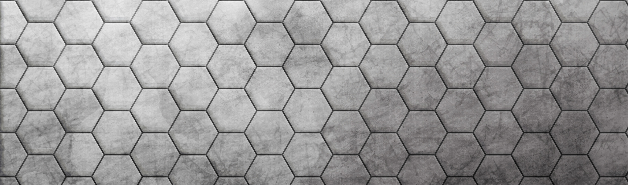 gray hexagonal tile pattern