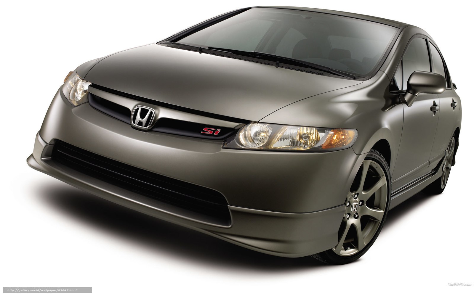Gray Honda Civic Si