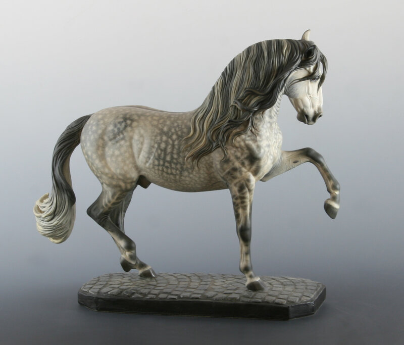 Gray Horse Figurine — Calm