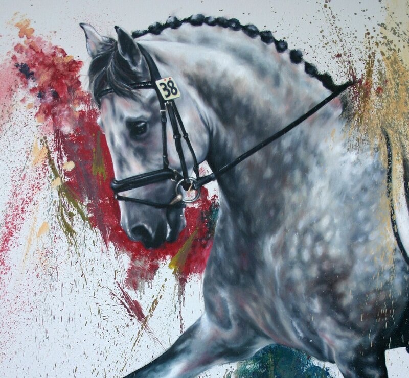 Gray Horse with Bridle — Dynamic