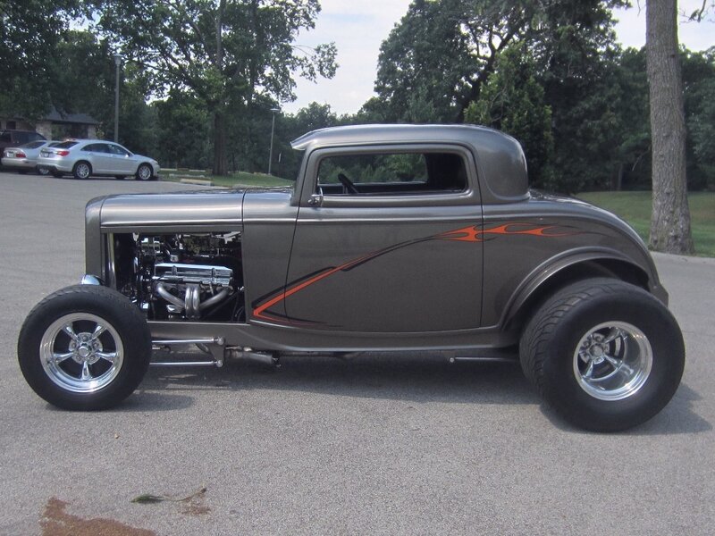Gray Hot Rod Car — Calm, Afternoon