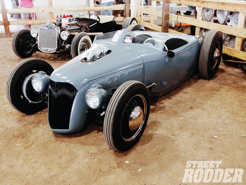 Gray Hot Rod Car — Industrial