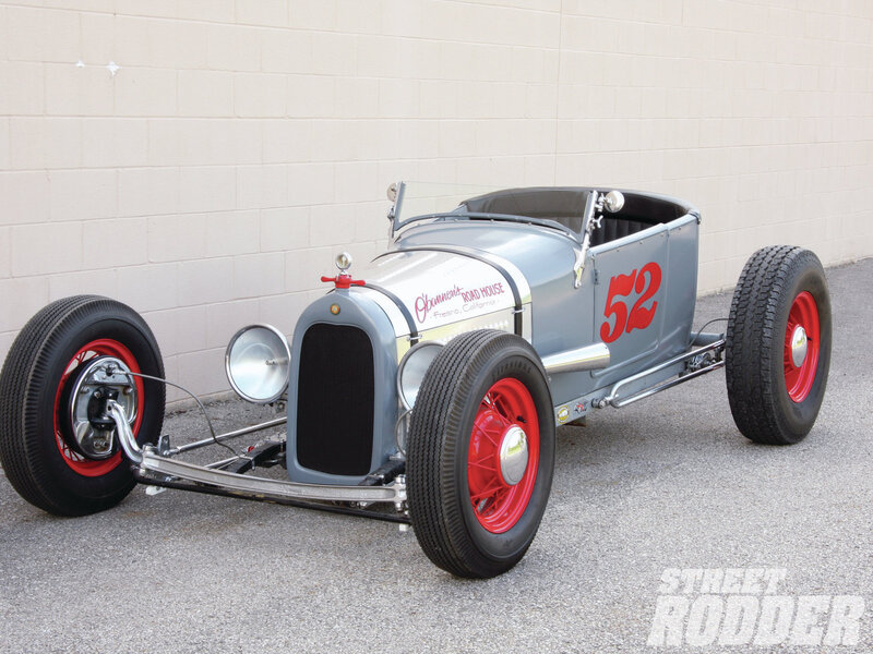 Gray Hot Rod Car