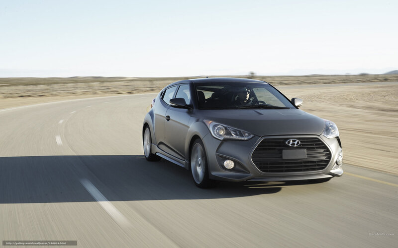 Gray Hyundai Veloster — Dynamic, Afternoon