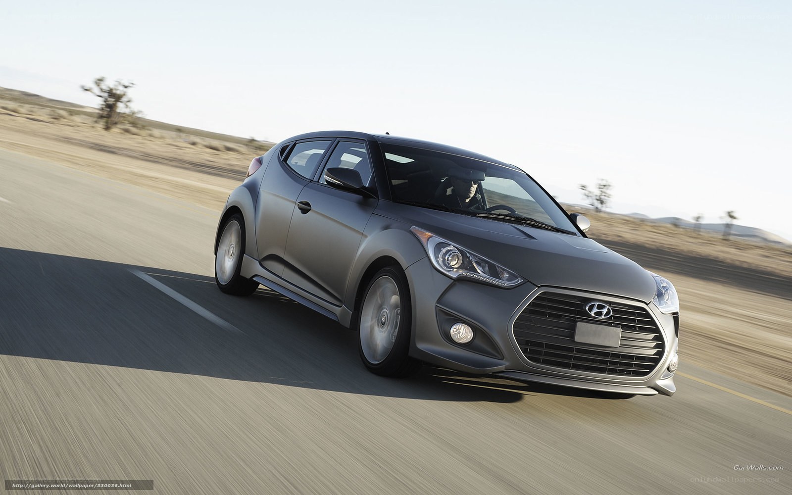 gray hyundai veloster in motion