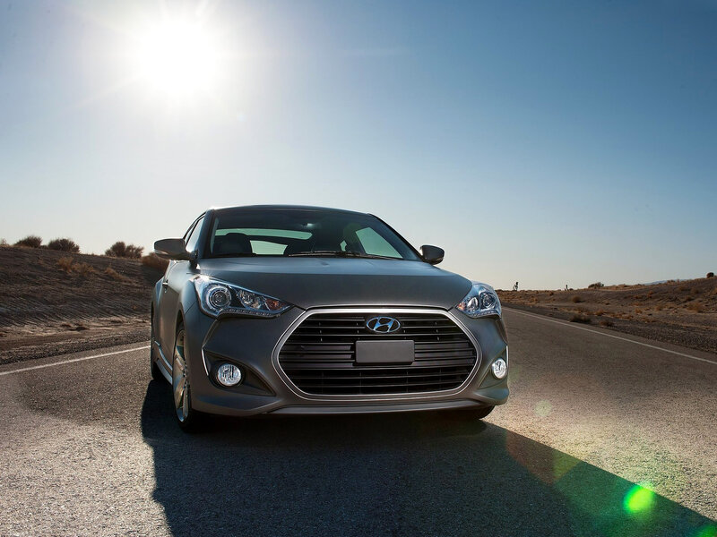 Gray Hyundai Veloster