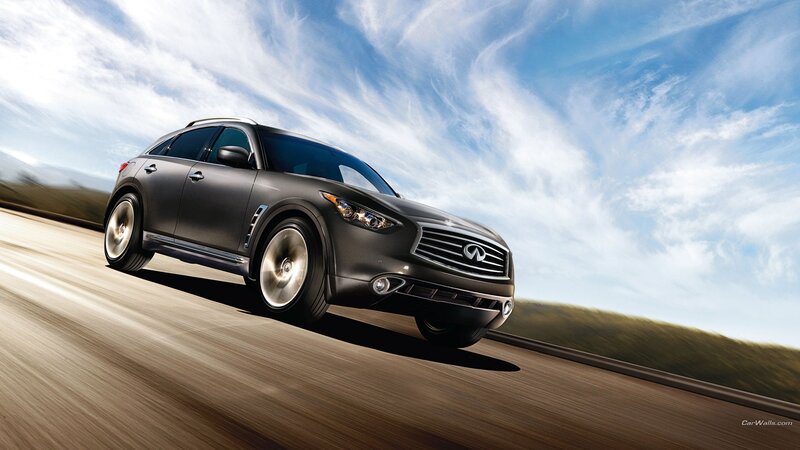 Gray Infiniti Suv