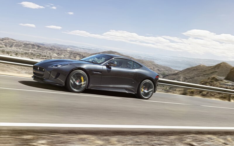 Gray Jaguar F-type
