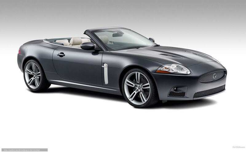 Gray Jaguar XK Convertible