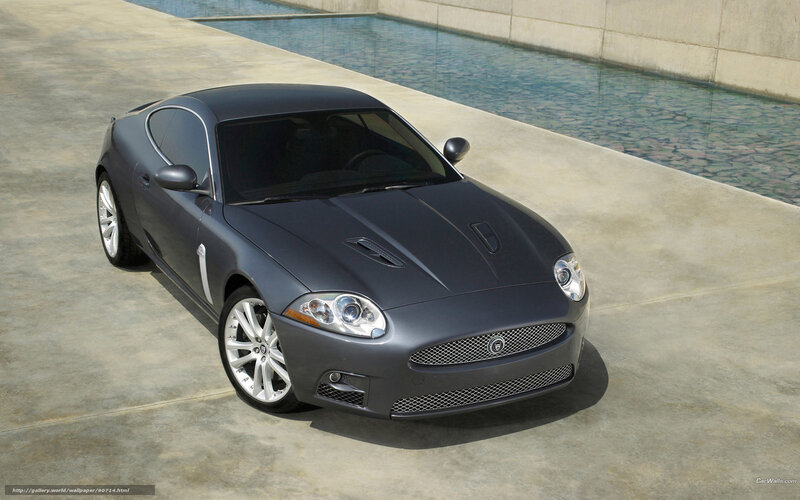Gray Jaguar XK Coupe