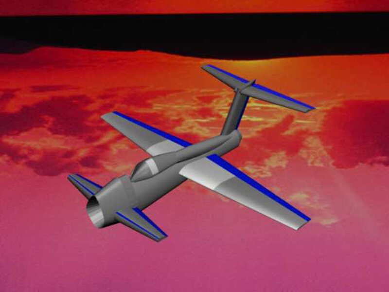 Gray Jet Aircraft