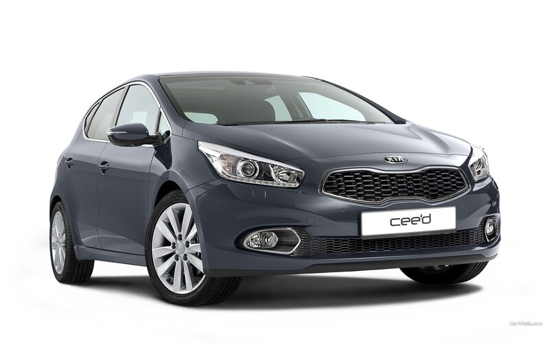 Gray Kia Ceed Car