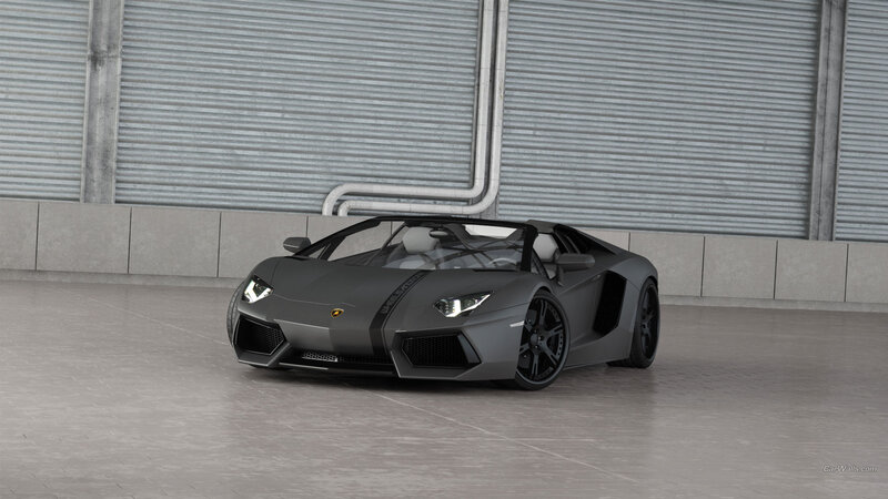 Gray Lamborghini Aventador — Neutral