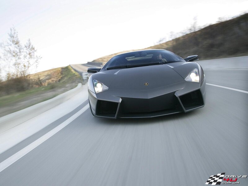Gray Lamborghini Car