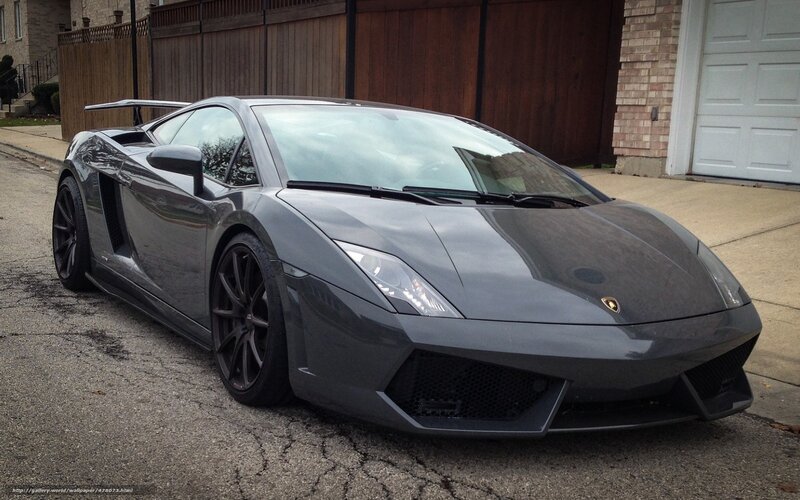 Gray Lamborghini Gallardo — Calm