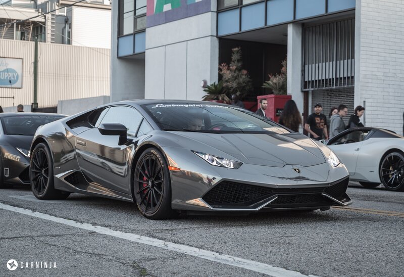 Gray Lamborghini Huracan — Urban