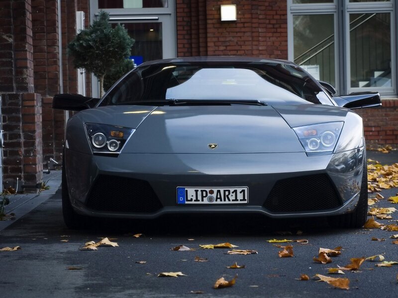 Gray Lamborghini Murcielago