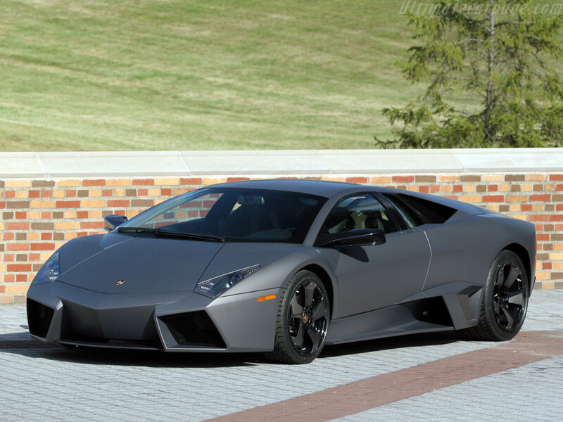 Gray Lamborghini Reventon — Calm