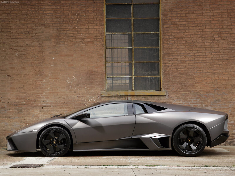 Gray Lamborghini Reventon — Dramatic