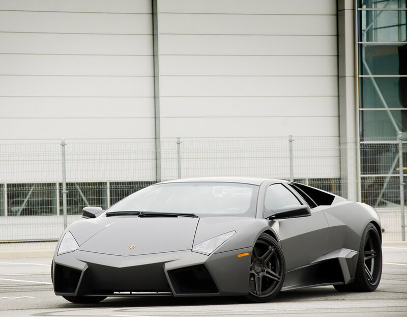 Gray Lamborghini Sports Car — Modern