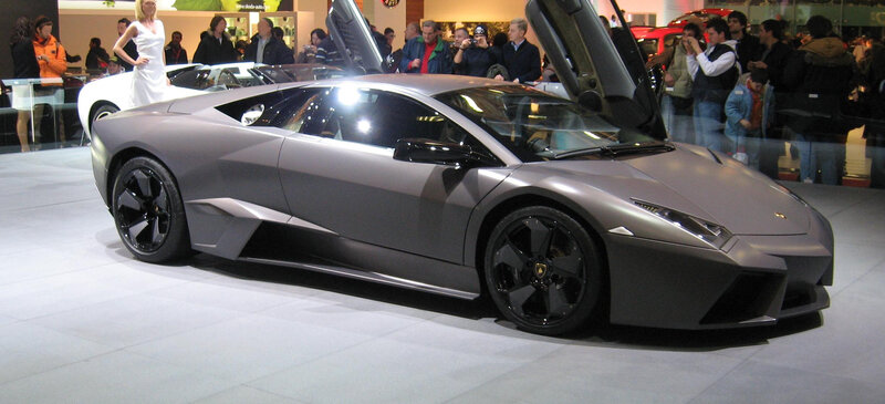 Gray Lamborghini Sports Car — Neutral