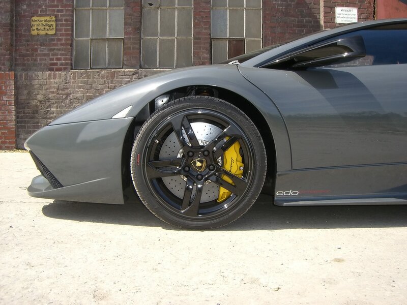 Gray Lamborghini Sports Car — Static