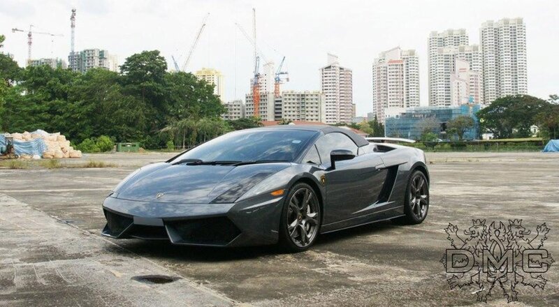Gray Lamborghini Sports Car — Urban