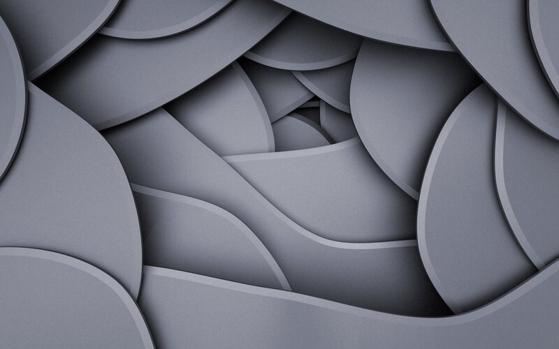 gray layered abstract shapes