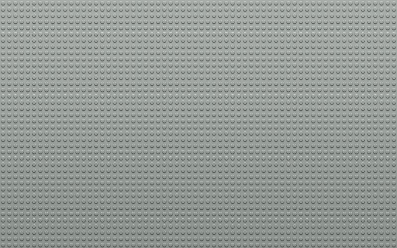 Gray Lego Baseplate — Neutral